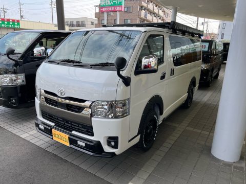 flexdream　ハイエース三郷店　ハイエースバン４WD　ダークプライムⅡ入庫しました！